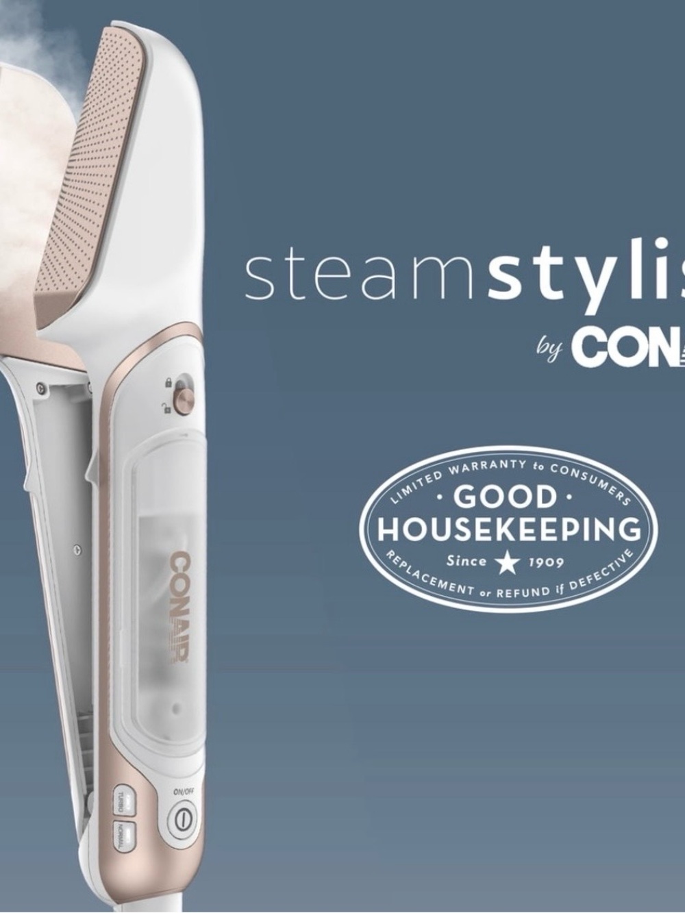 SteamStylist Conair Garment Care Kit, 3-in-1 Steamer, Fabric Shaver, Extra Tank